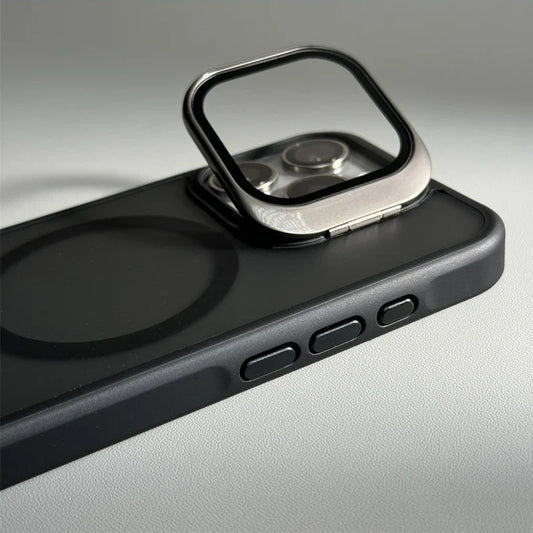 Metal Lens Holder Magsafe Case For iPhone