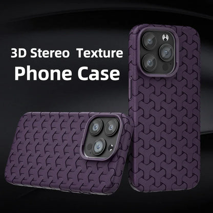 Weave Leather 3D Case For iPhone