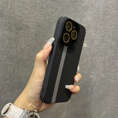 Carbon Fiber Shockproof Case For iPhone