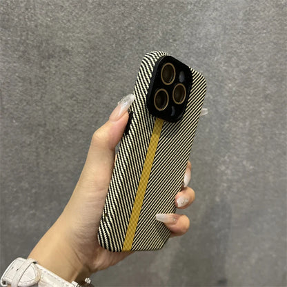 Carbon Fiber Shockproof Case For iPhone