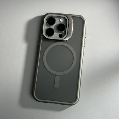 Metal Lens Holder Magsafe Case For iPhone