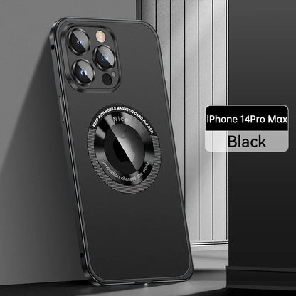 Metal Frame Magnetic Case For iPhone