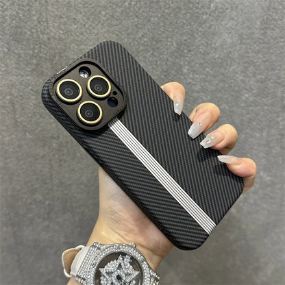 Carbon Fiber Shockproof Case For iPhone