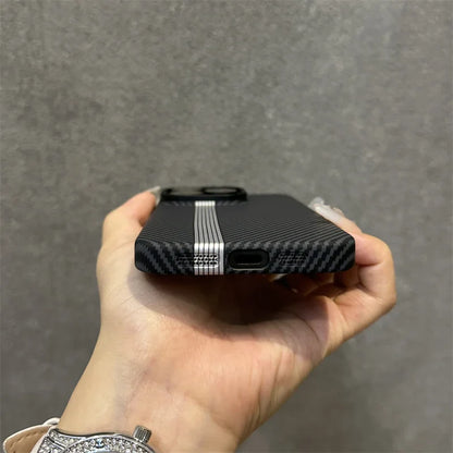 Carbon Fiber Shockproof Case For iPhone