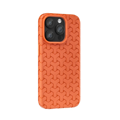 Weave Leather 3D Case For iPhone