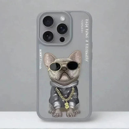 Nimmy Design Cute Series of Glasses Little Rich Tycoon for iPhone  Case For iPhone