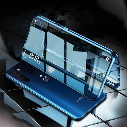 Oneplus Nord 2 Magnetic Case with Dual Glass on Front & Back